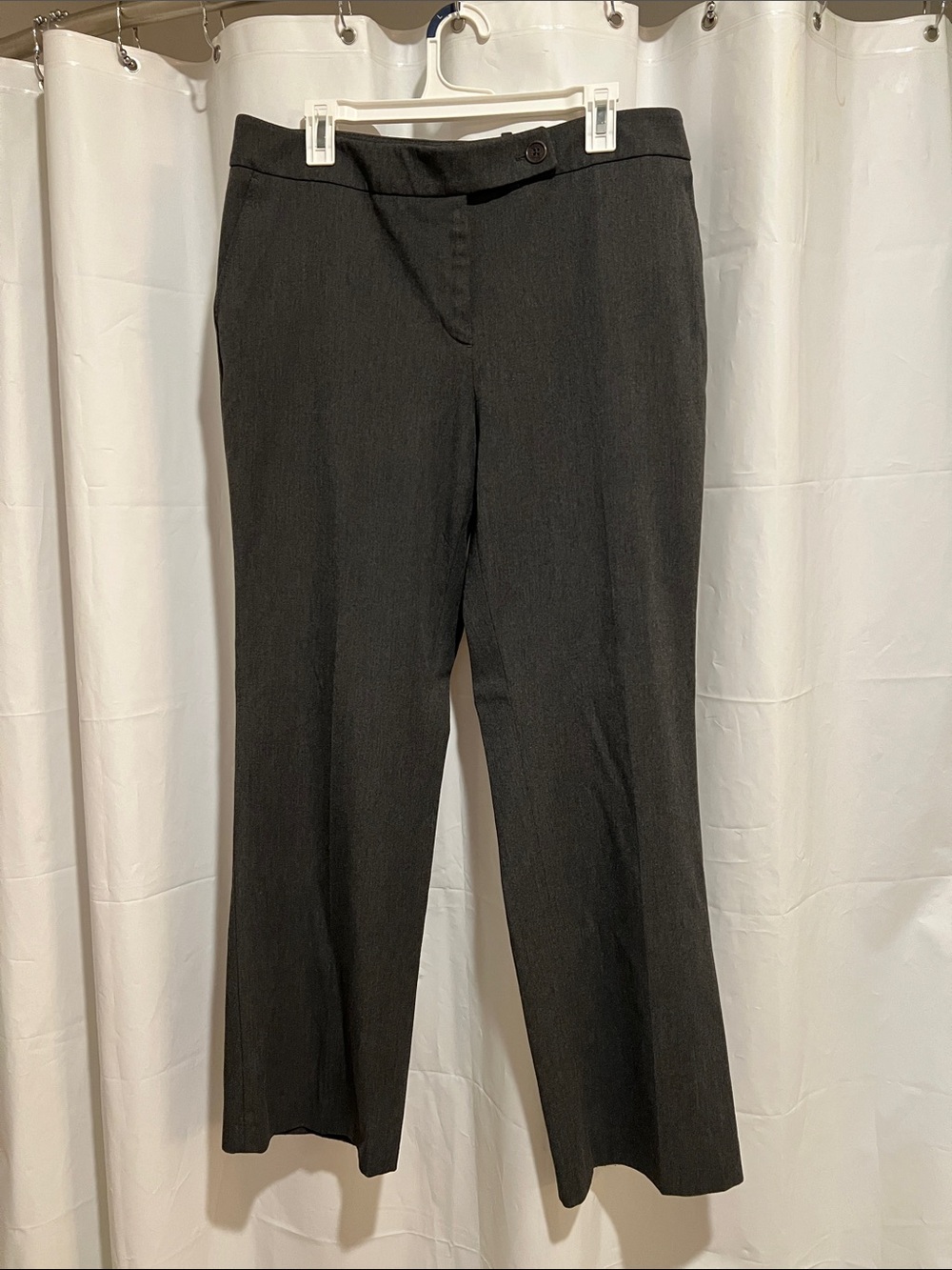 Talbots charcoal signature Boot-Cut Dress Pants
